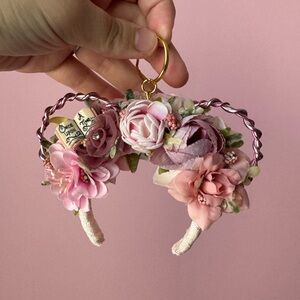 Handmade Minnie Mouse Ear Keychain